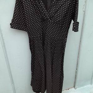 Unique vintage polka bot dress